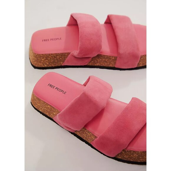 🎉LAST CHANCE🎉 FREE PEOPLE Fairmount Flared Sandals / Watermelon - Picture 3 of 10